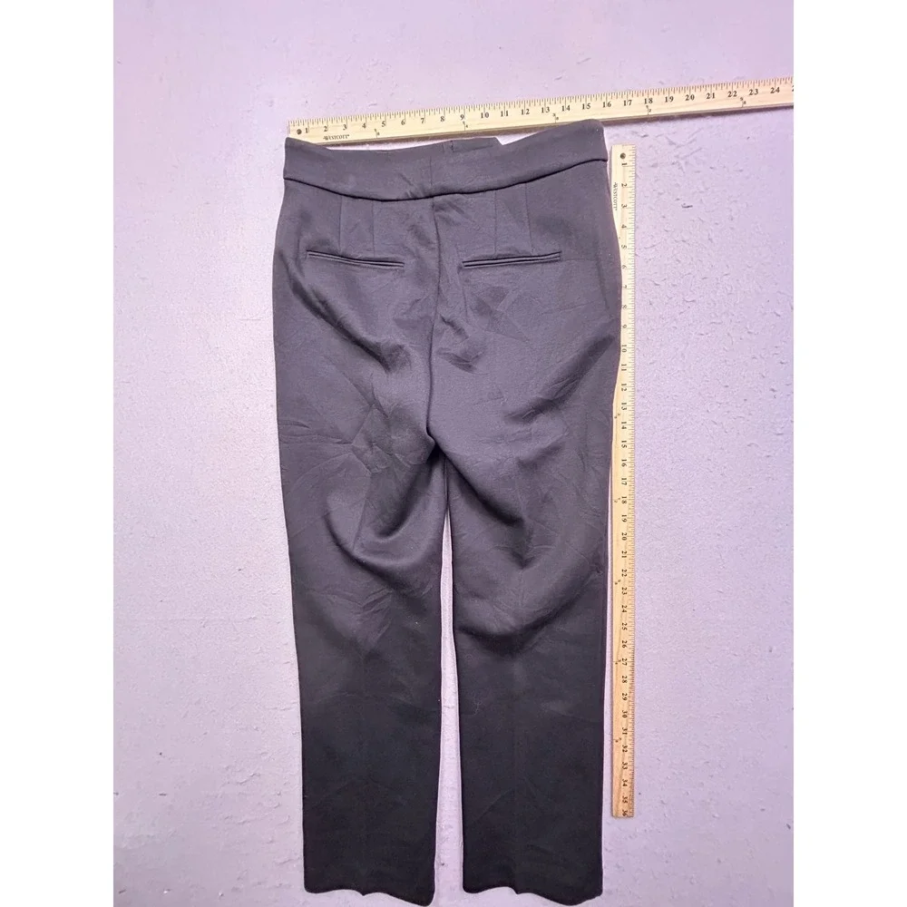 Ann Taylor Pants Double Knit Polyester Viscose Black Size 8 Womens
